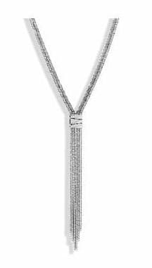Victoria Silver Mesh-halsband
