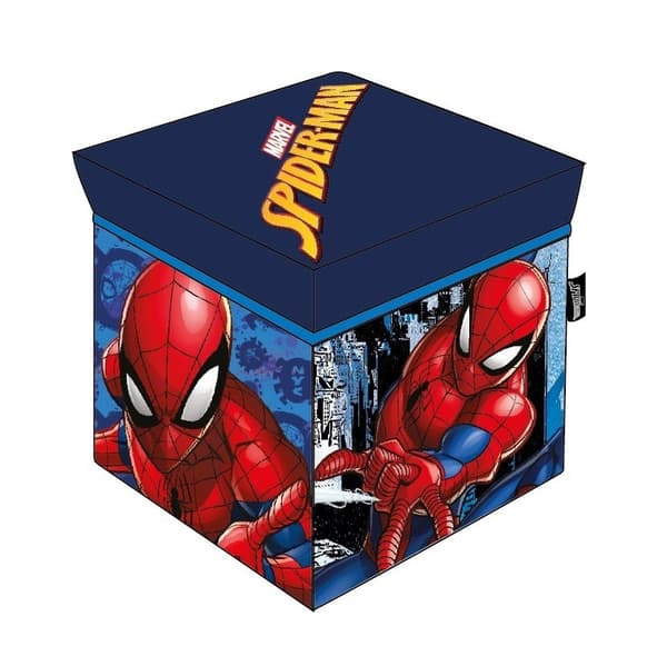 Spiderman leksakslåda för förvaring 30×30×30 cm