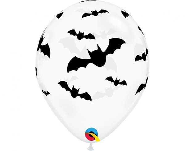 Halloween Fladdermus Ballong, 6 st 11 tum (28 cm)