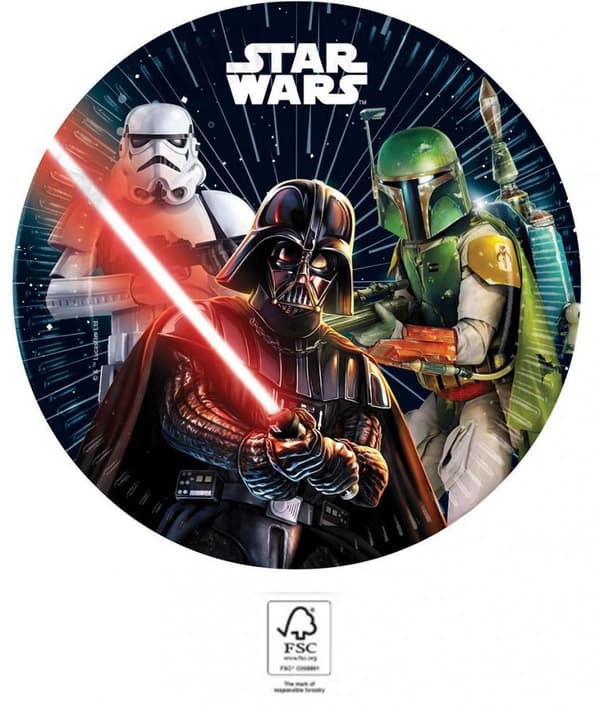 Star Wars Galaxy papperstallrikar 8 st 23 cm FSC