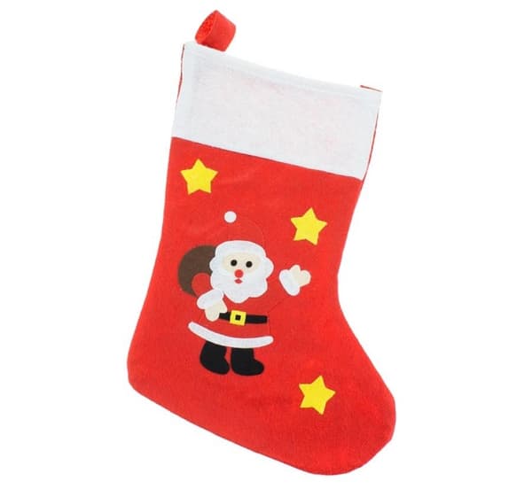 Julstrumpa St. Nicholas för öppen spis, stövel 47 cm