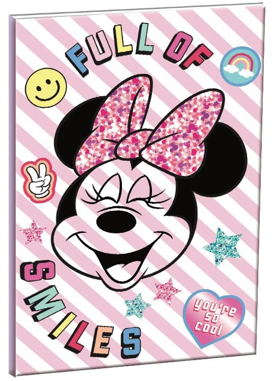 Minnie Smiles B/5 linjerad anteckningsbok från Disney, 40 sidor