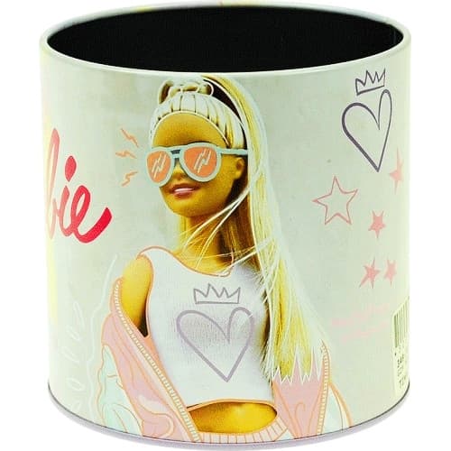 Barbie metallpenhållare 10,5 cm med vinddesign