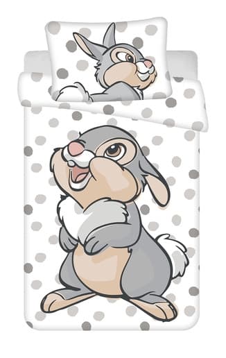 Disney Bambi Dots barnsängkläder, bäddset 100×135 cm och 40×60 cm