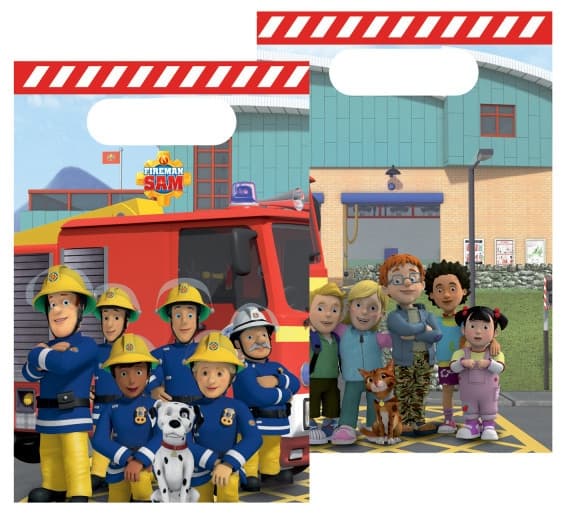 Fireman Sam teamarbete presentpåse 8 delar