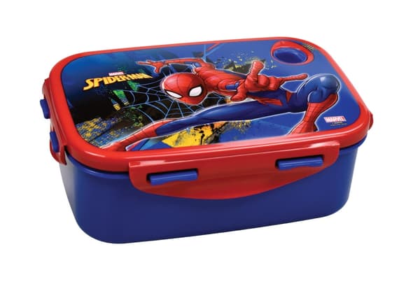 Spiderman mörk matlåda