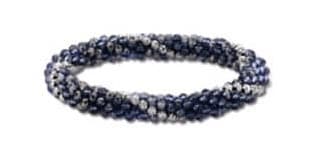 Victoria Färgglad Elastisk Armband med Pärlor