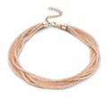 Miniatyrbilde 1 av 2: Victoria Rose Guld-Färgad Sten Halsband
