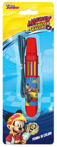 Disney Mickey 10-färgers penna med upphängning