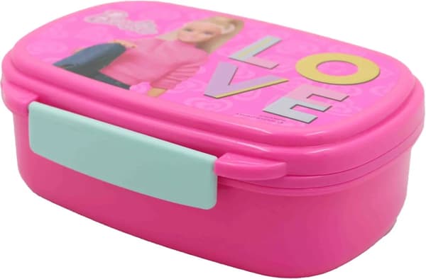 Barbie matlåda med kärlek + bestickset