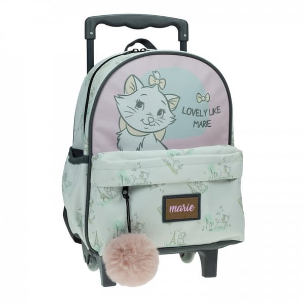Disney Marie Söt rullande katt förskoleryggsäck, väska 30 cm