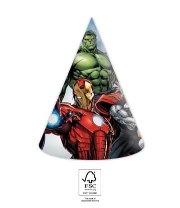 Avengers Infinity Stones festhatt, shako 6 st FSC