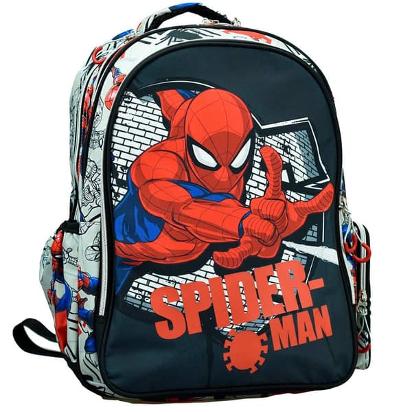 Spiderman Väggskolväska, 43 cm väska
