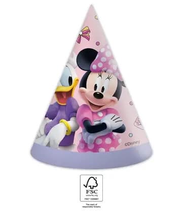 Disney Minnie juniorpartyhatt, tricorn 6 st FSC
