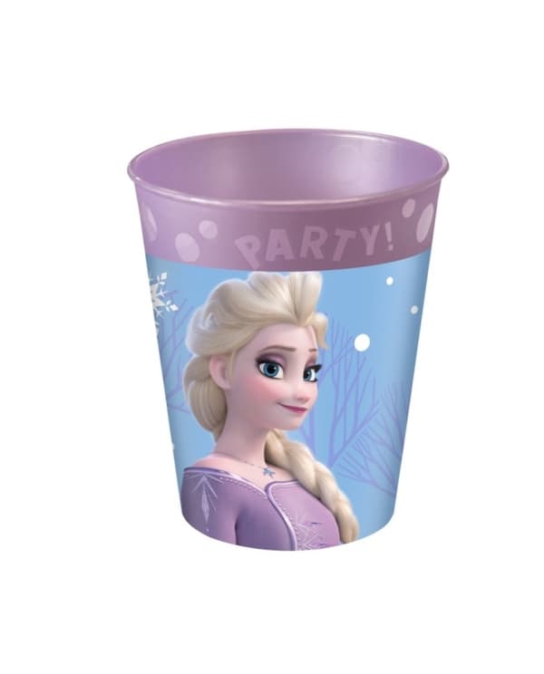 Disney Frost Set med 4 stycken mikropremium plastmuggar 250 ml