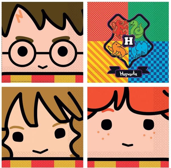 Harry Potter Grafiska Servetter 16 st 33x33 cm