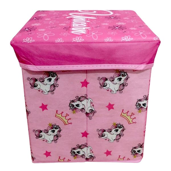 Förvaring för leksaker Unicorn Princess 30×30×30 cm
