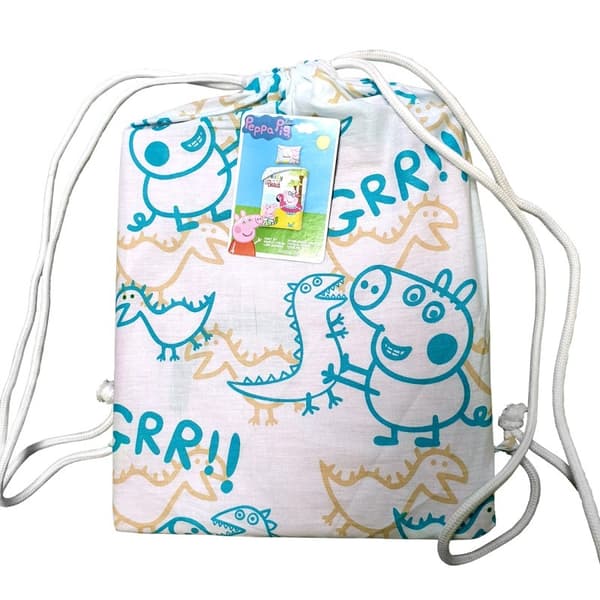 Peppa Pig strand tema påslakanset 140×200 cm, 70×90 cm