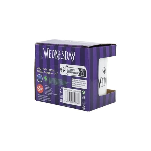 Porcelainmugg 325 ml med motiv av Wednesday Storm Cloud i presentförpackning