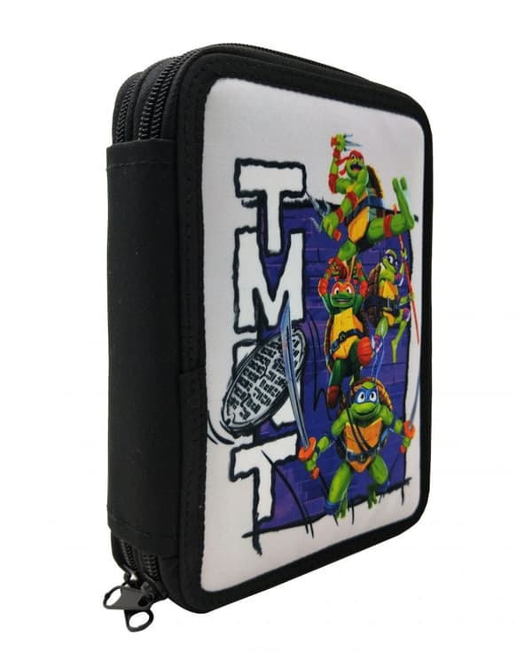 Teenage Mutant Ninja Turtles TMNT fylld pennfodral med 2 nivåer