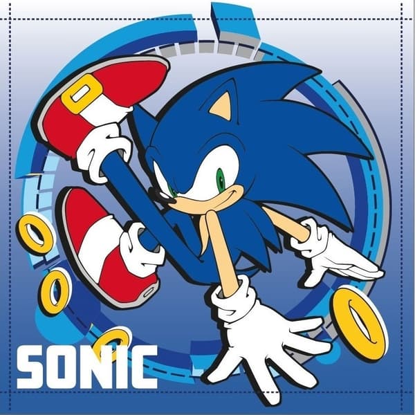 Handdukssats med Sonic the Hedgehog