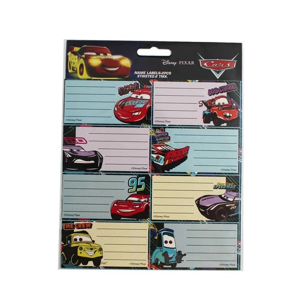 Disney Cars Lightning klistermärken för anteckningsbok 16 st.