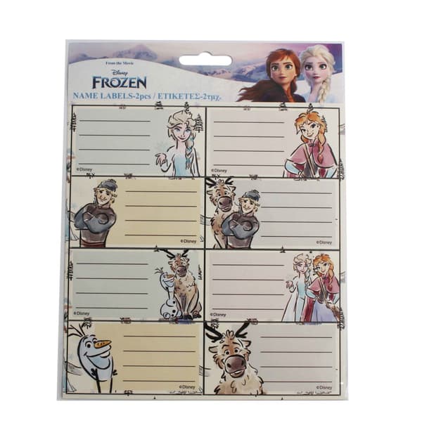 16 delar Disney Frozen Adventure anteckningsboksetiketter
