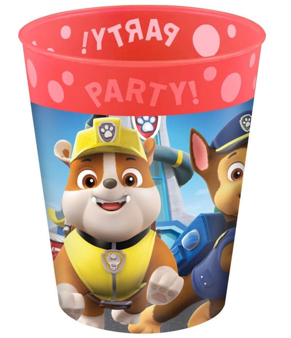 Paw Patrol Rescue Heroes mikroskopisk premium plastmugg 250 ml