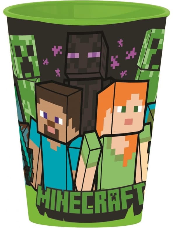 Minecraft plastmugg, 260 ml