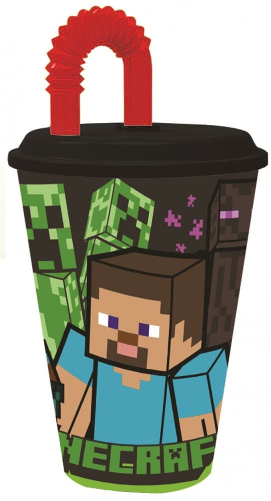 Minecraft Steves resa plastmugg, 430 ml