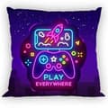Miniatyrbild 1 av 2: Gamer Neon kuddfodral 40x40 cm