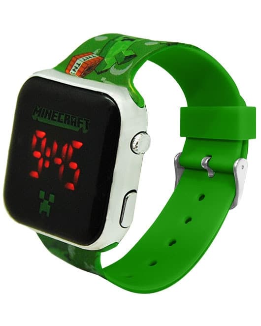 Digital LED-klocka med Minecraft TNT
