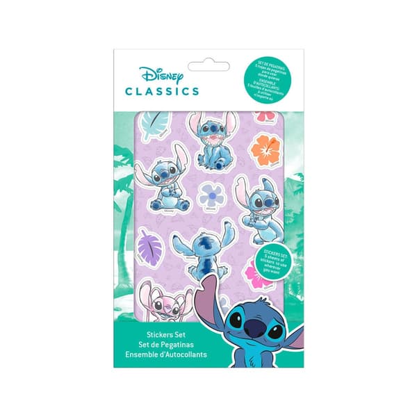 Lilo och Stitch tuff klistermärke-set från Disney - 5 ark