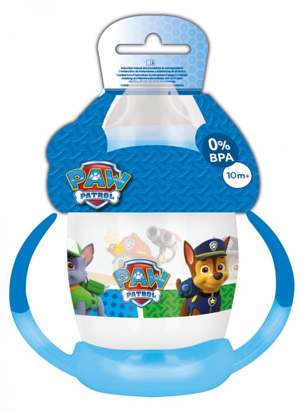 Paw Patrol silikonmugg med sugrör 270 ml