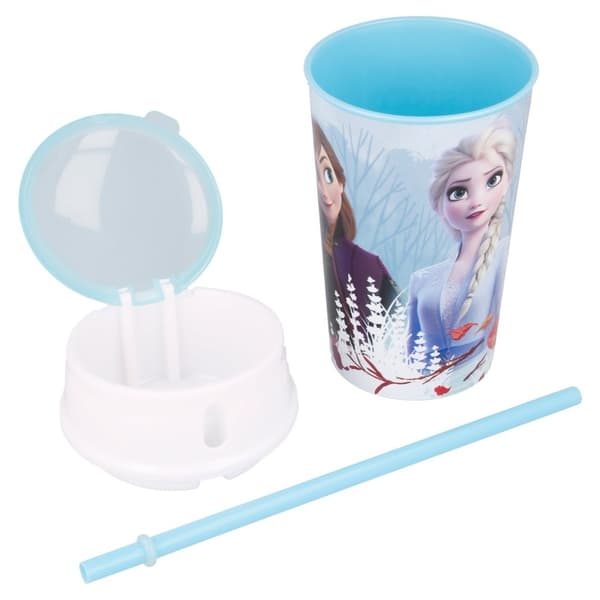 Snacks- och dryckeshållare kopp 400 ml Disney Frozen