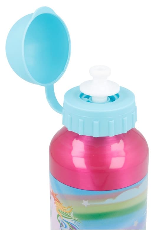 Aluminium vattenflaska med unicorn, 400 ml