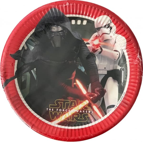 Star Wars rättvisepapperstallrikar 8 st 23 cm