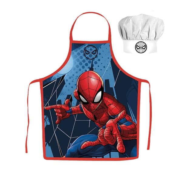 Spiderman Blue barnförkläde set i 2 delar