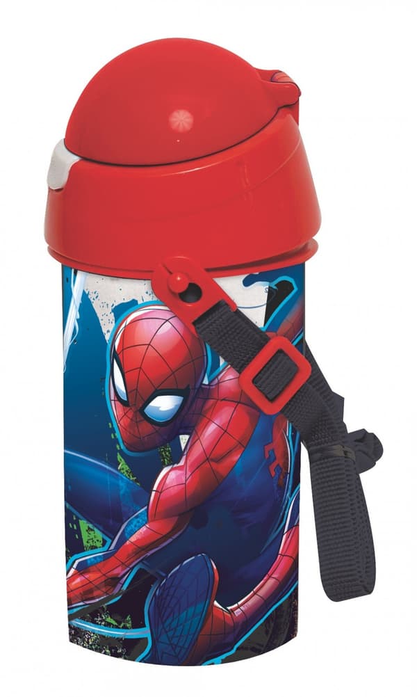 Spiderman Sportflaska 500 ml, Mörk vattenflaska