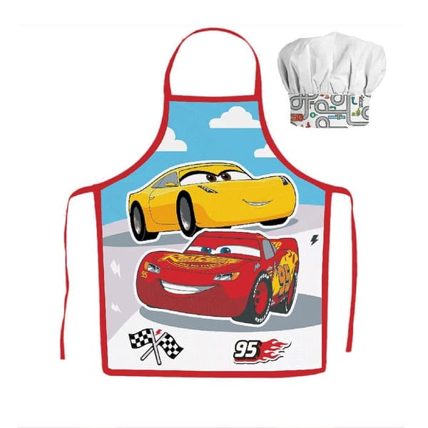 Barnförkläde i två delar med Cruz Ramirez från Disney Cars