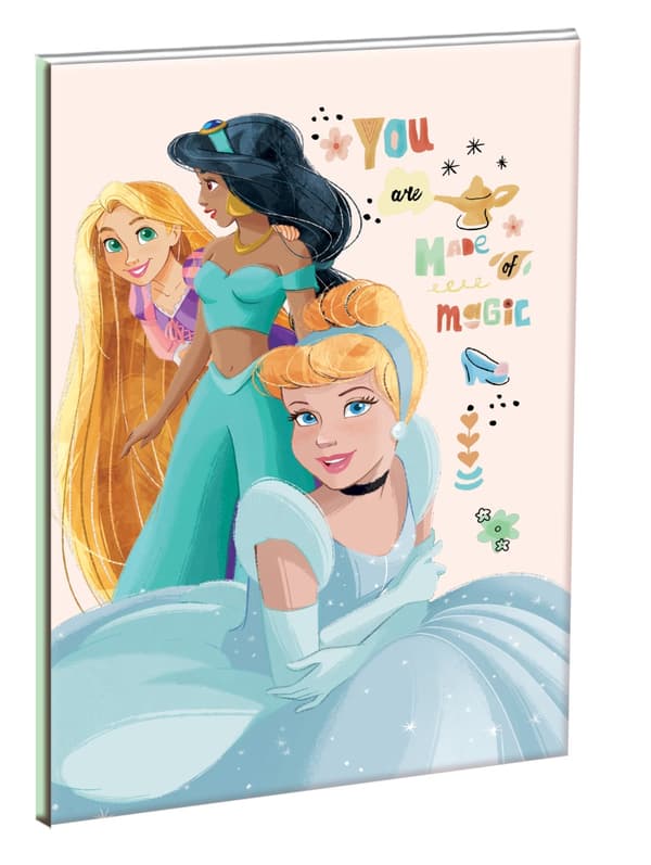 Disney Princess Linnedanteckningsblock B/5 med 40 blad av Magi