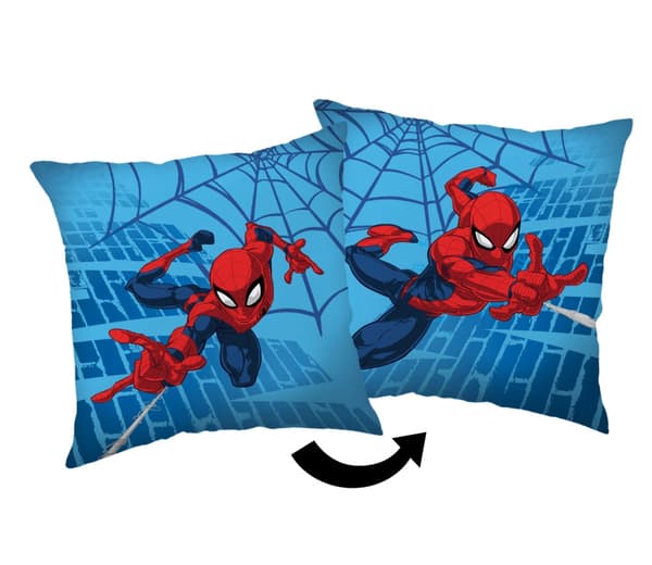 Spiderman blå sammetskuddfodral 40x40 cm