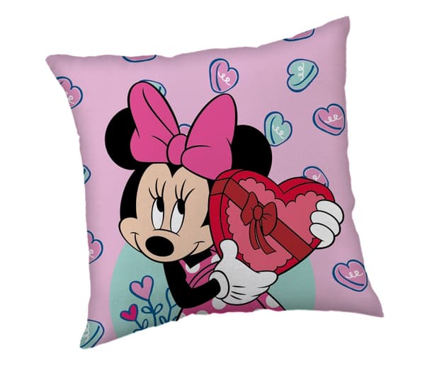 Minnie Mouse lila sammetskuddfodral 40x40 cm från Disney