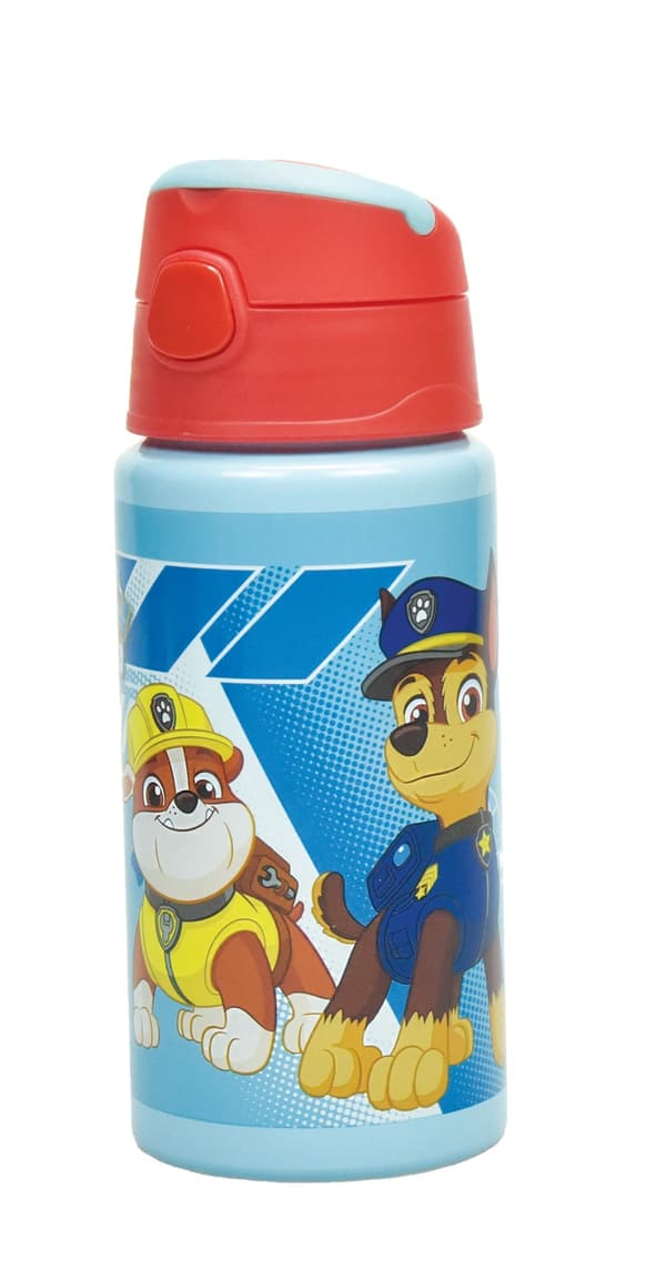 Paw Patrol Forever aluminiumflaska med krok 500 ml