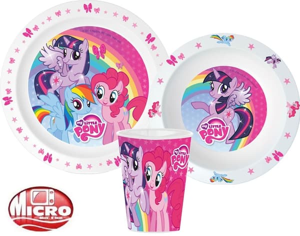 Mikroplastset med middagsservis - My Little Pony, kopp 260 ml