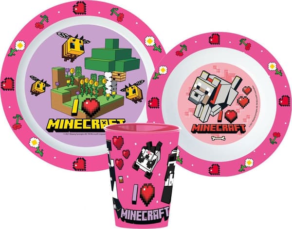 Minecraft middagssats, mikropartikelsats, kopp 260 ml