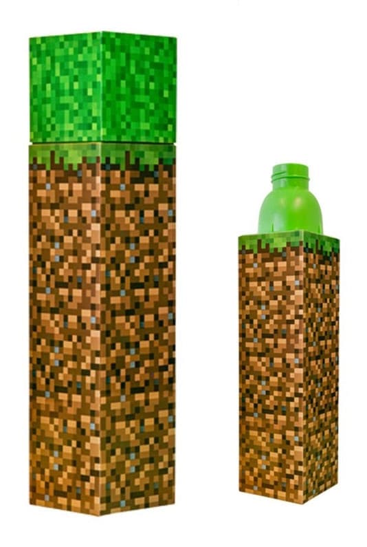 Minecraft plastvattenflaska, sportflaska 650 ml