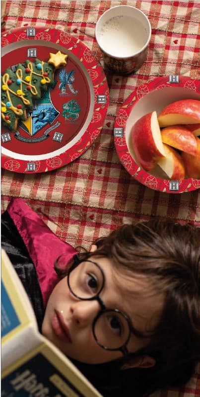 Harry Potter middagsset, mikropolymer-set med mugg 350 ml