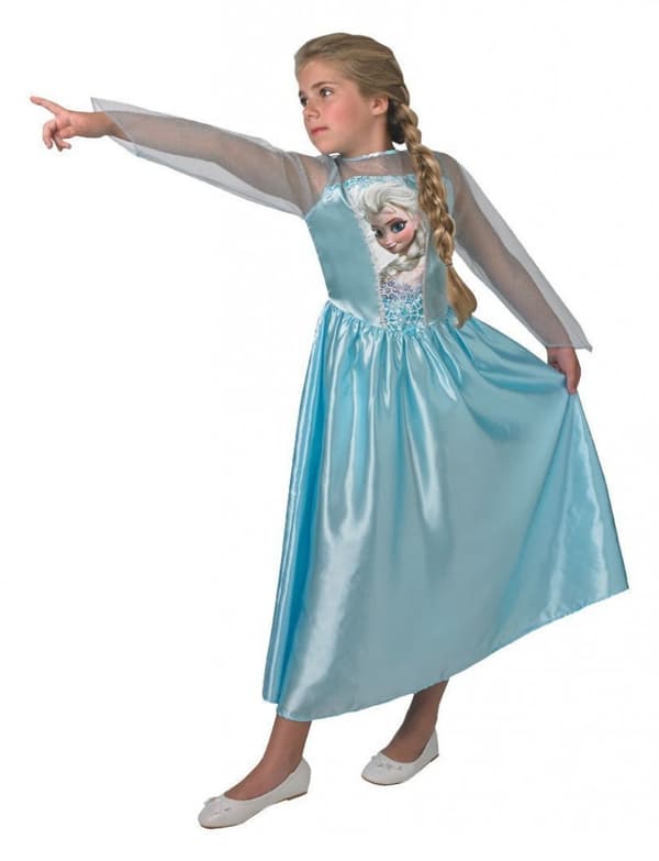 Elsa Kostym från Disney Frost 9-10 år