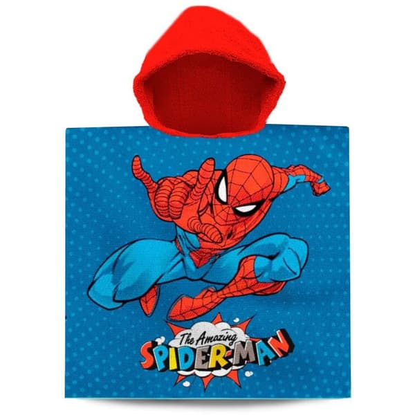 Spiderman poncho handduk för stranden, 60x120 cm